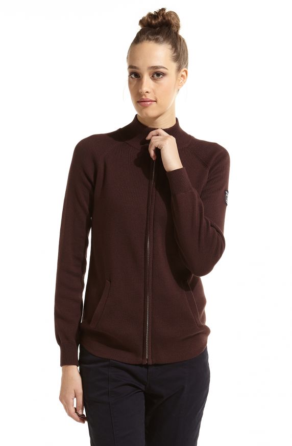 MAGLIA APERTA MEZZO COLLO