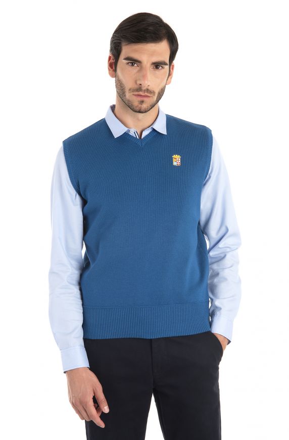 GILET BASIC SCOLLO A V