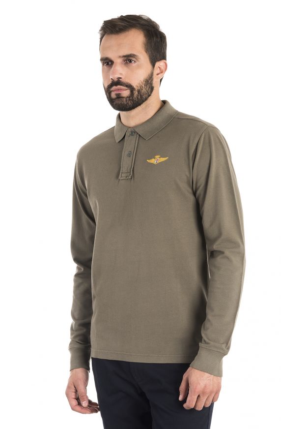 POLO BASIC MANICA LUNGA
