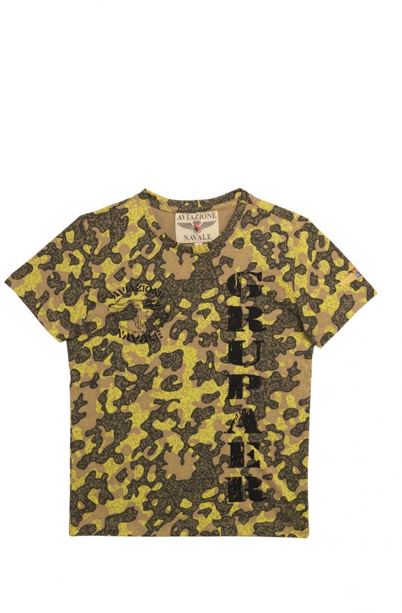 T-Shirt  M/M CAMOUFLAGE GIALLO