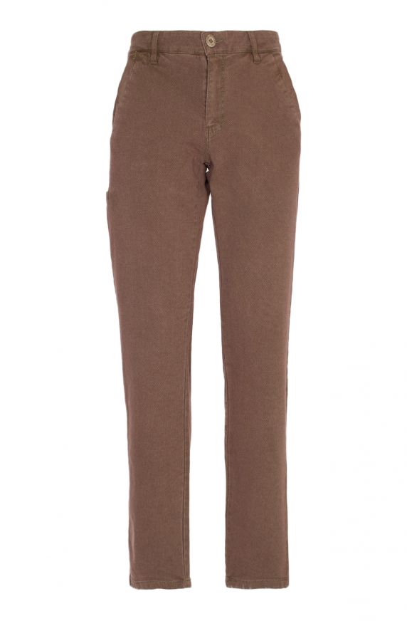 PANTALONI IN COTONE ARMATURATO