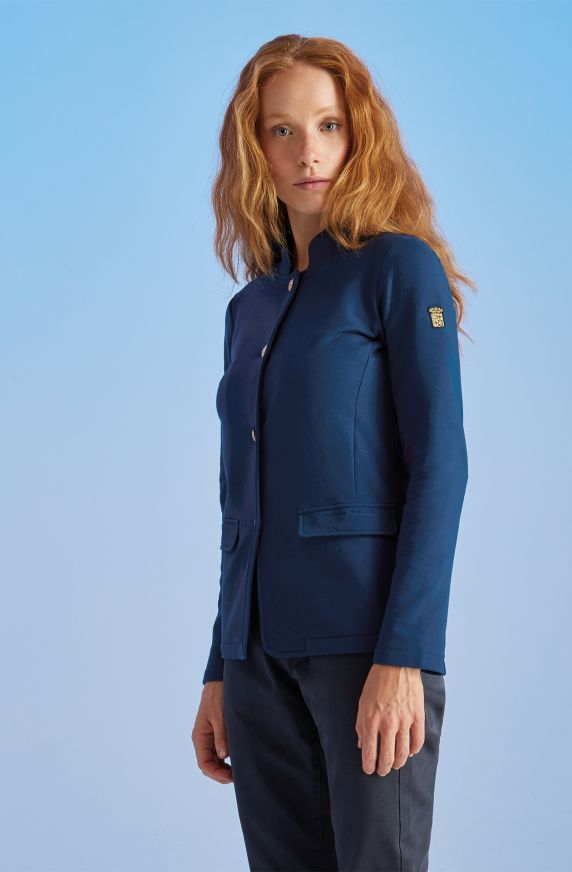 BLAZER IN COTONE FELPATO