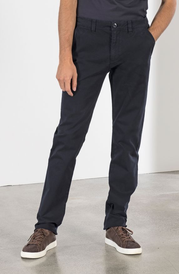 PANTALONI CHINO IN COTONE ARMATURATO