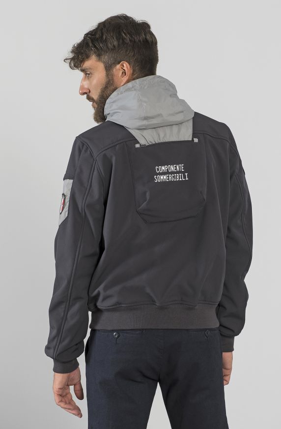 BOMBER IN TESSUTO SOFT SHELL