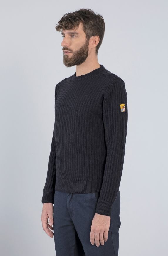 MAGLIA LAVORATA GIROCOLLO