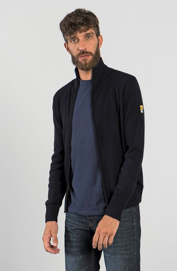 MAGLIA APERTA MEZZO COLLO