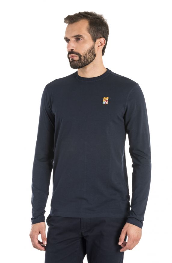 T-SHIRT BASIC GIROCOLLO MANICA LUNGA