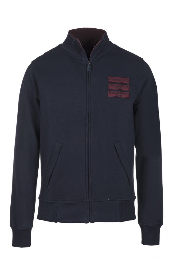 SWEATSHIRT DEMI-COU OUVERT
