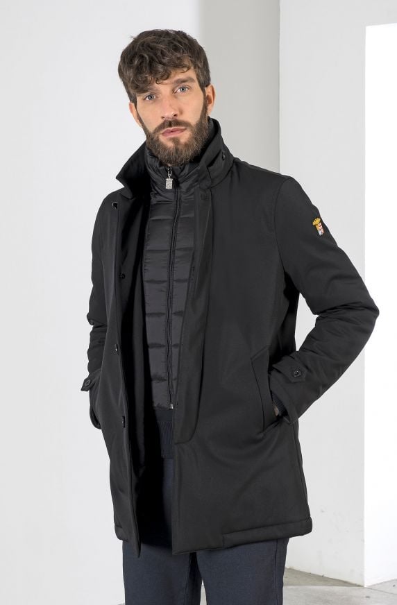 GIACCA IMBOTTITA IN TESSUTO SOFTSHELL