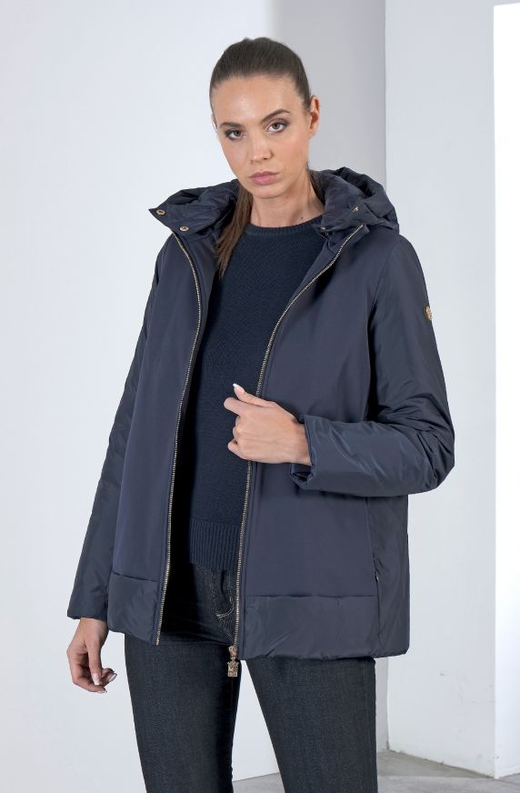 VESTE À CAPUCHE DOUBLÉE