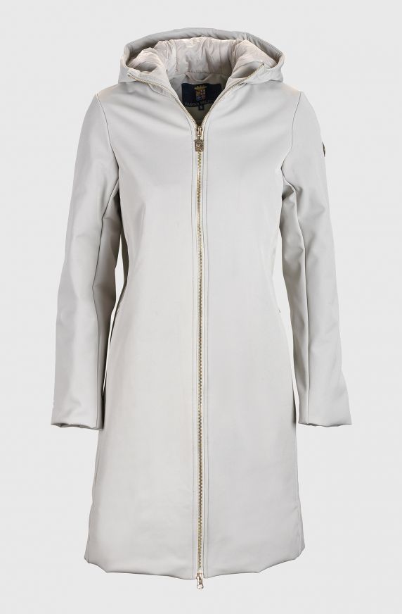 PARKA CON CAPPUCCIO IN TESSUTO SOFTSHELL