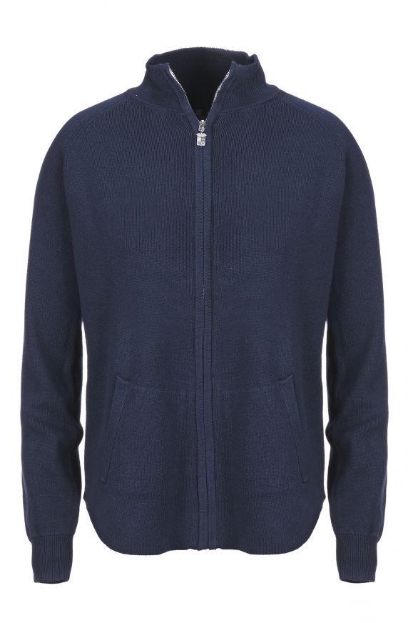 MAGLIA APERTA MEZZO COLLO
