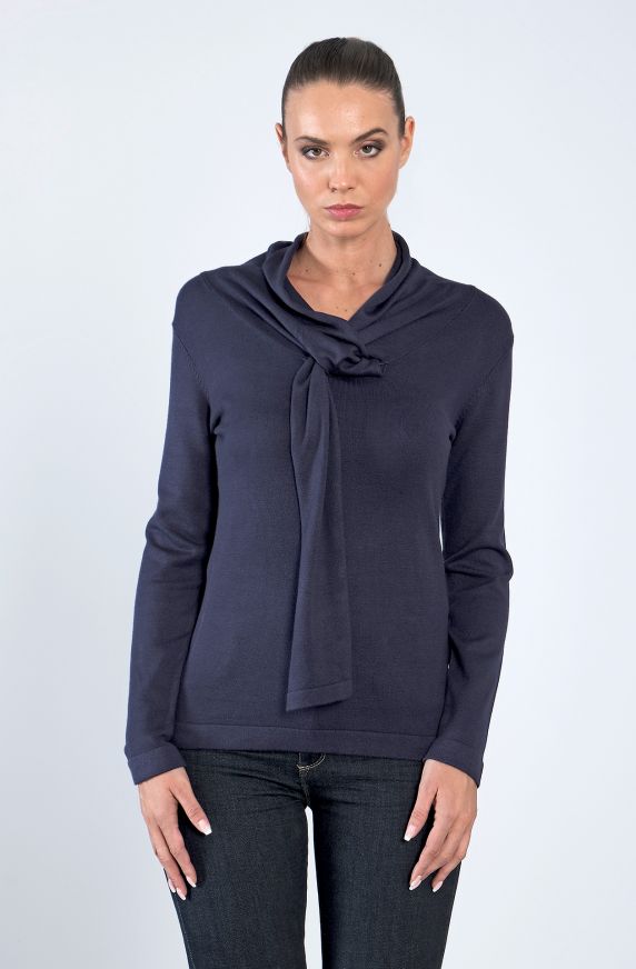 MAGLIA COLLO A NODO