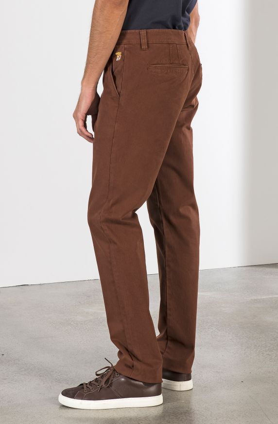 CHINO PANTS IN TEXTURED COTTON