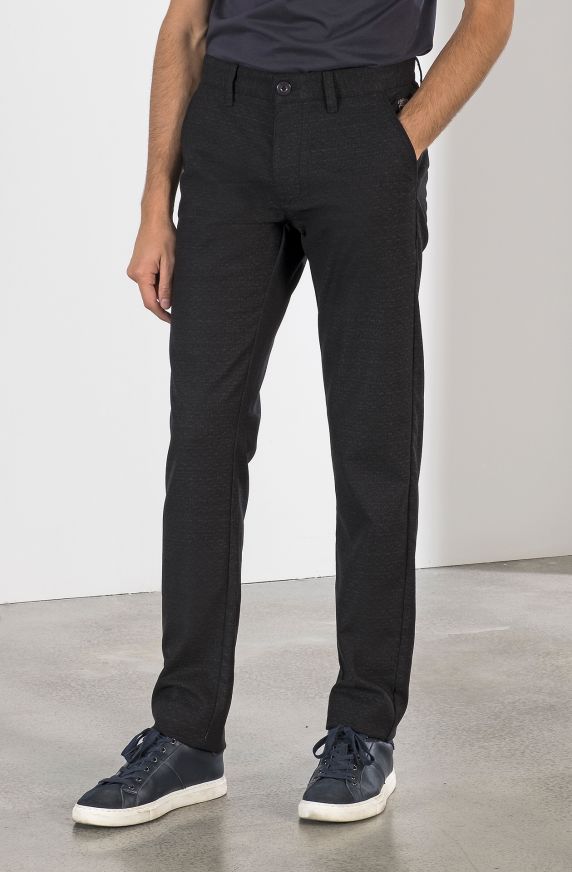 PANTALONI CHINO EFFETTO LANA