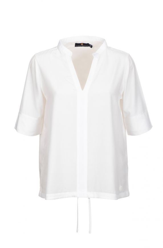 BLUSA IN RAYON MANICA CORTA
