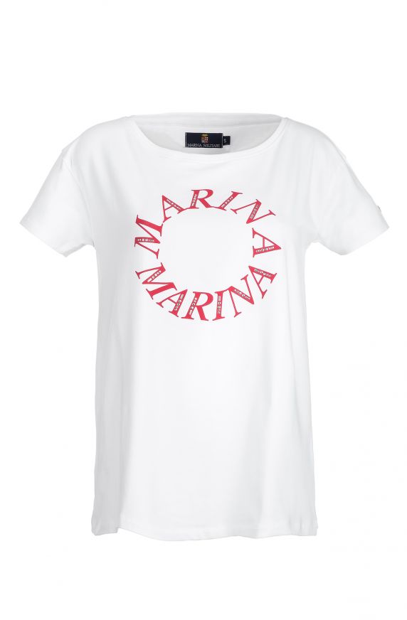 Giacca Donna Marine Plus A Righe Bianche E Blu - Maniche Lunghe, Chiusura Con Cerniera - Taglia 48