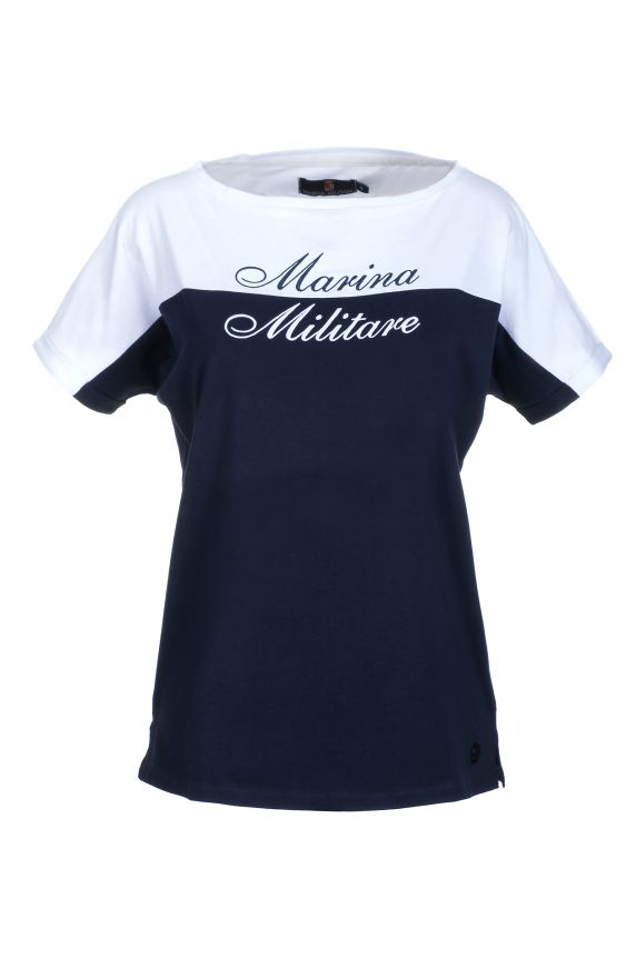 T-SHIRT BICOLORE MANICA CORTA