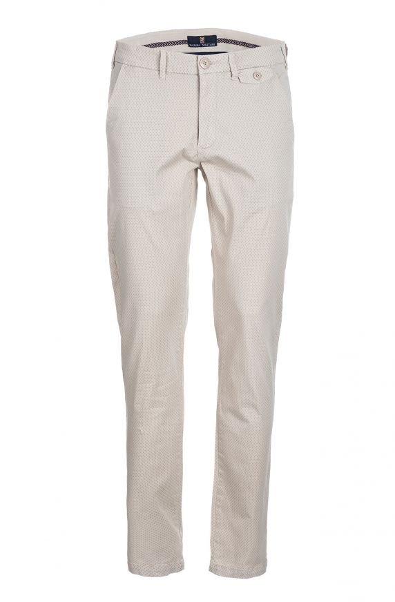 PANTALONI CHINO MICROFANTASIA SLIM FIT