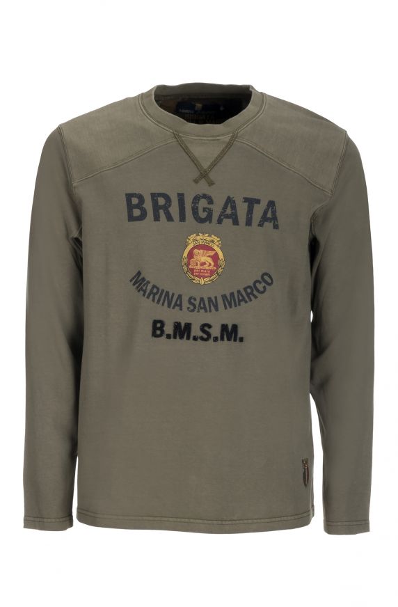 T-SHIRT MANICA LUNGA BRIGATA MARINA SAN MARCO