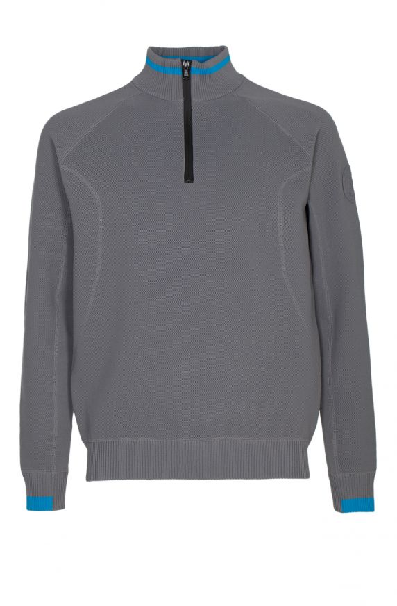 MAGLIA SPORTIVA CON MEZZA ZIP