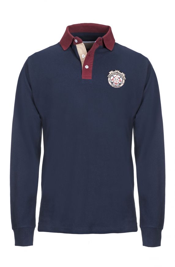POLO MANICA LUNGA IN PURO COTONE