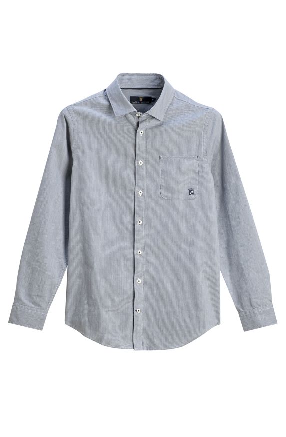 Camicia manica lunga in puro cotone