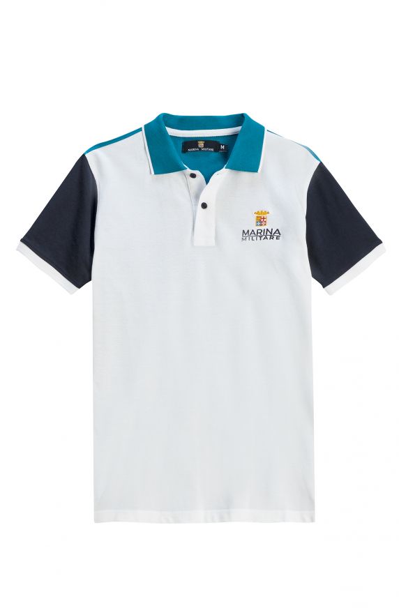 CAMISA TIPO POLO DE MEDIA MANGA EN PIQUÉ