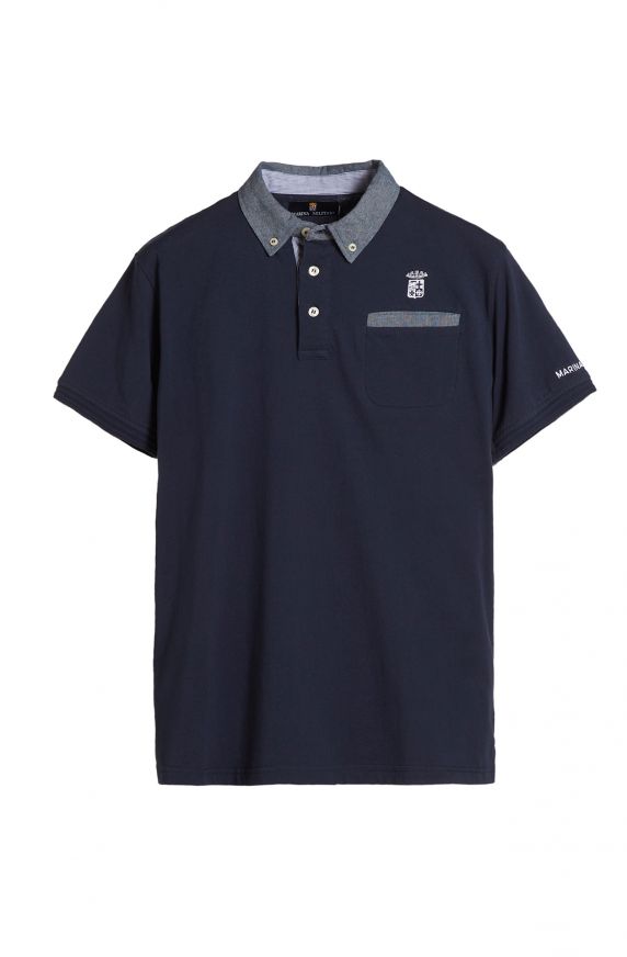 CAMISA TIPO POLO DE MANGA CORTA