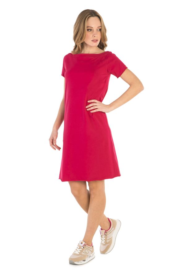 ROBE EN COTON STRETCH