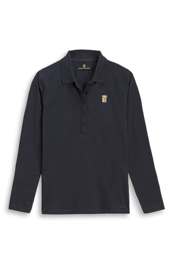 BASIC LONG SLEEVE POLO SHIRT