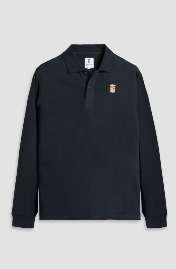 Polo basica manica lunga regular fit