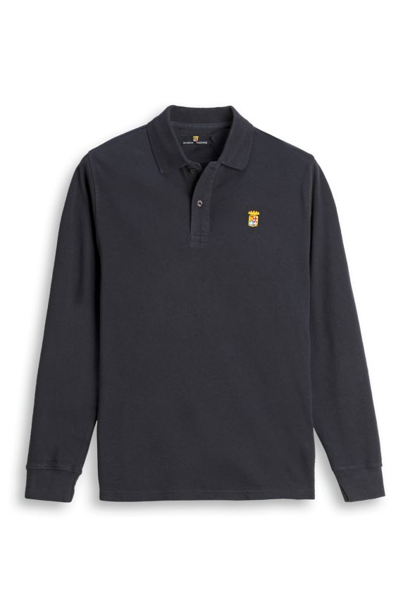 BASIC LONG-SLEEVED REGULAR FIT POLO SHIRT