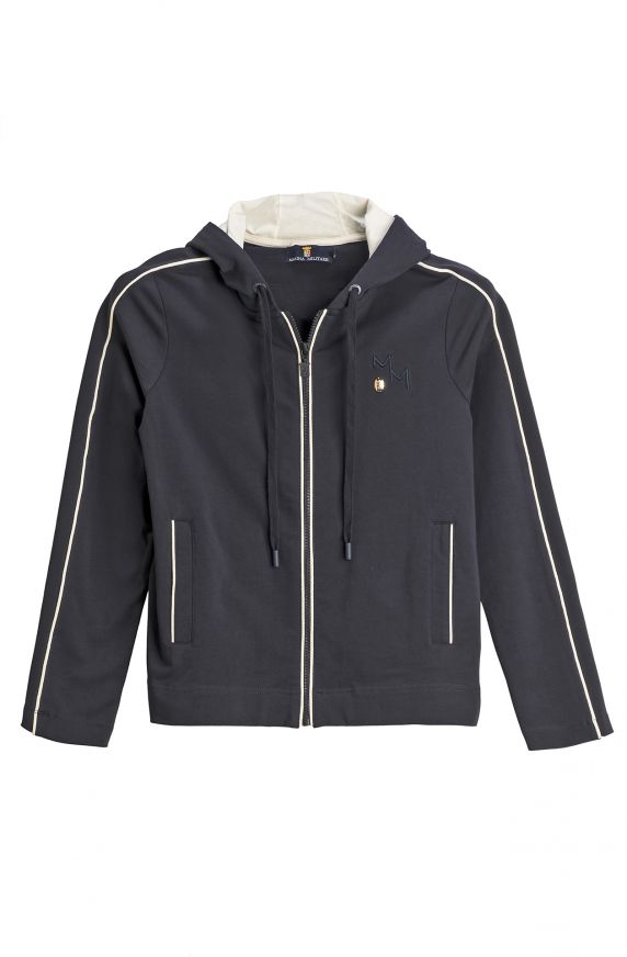 SUDADERA ABIERTA CON CAPUCHA