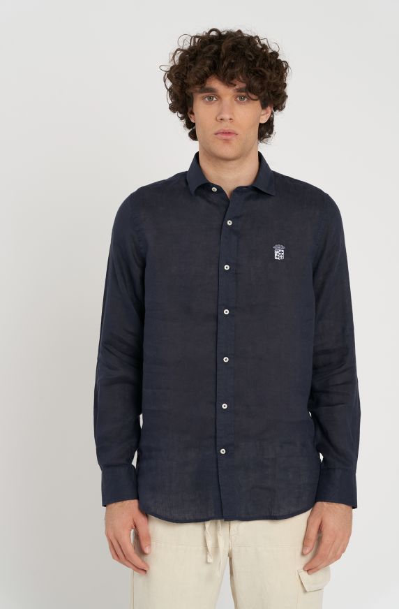 Camicia da uomo in lino