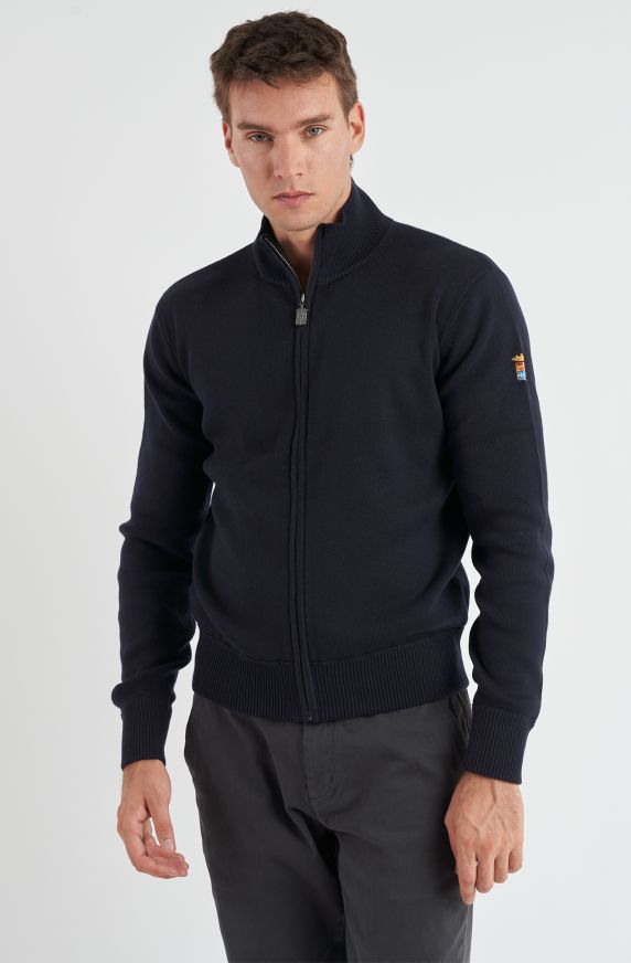 OPEN HALF NECK SWEATER