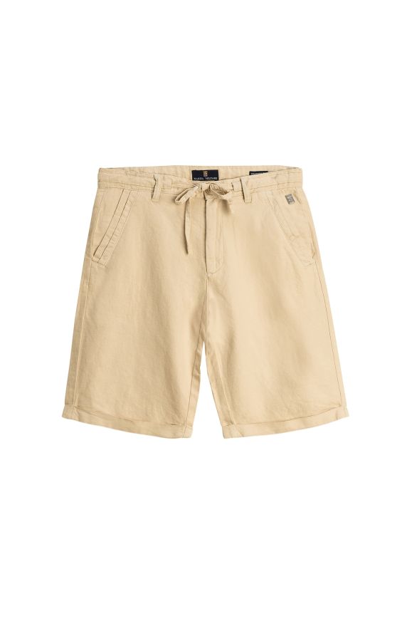 Pantaloni in lino e cotone Caroly