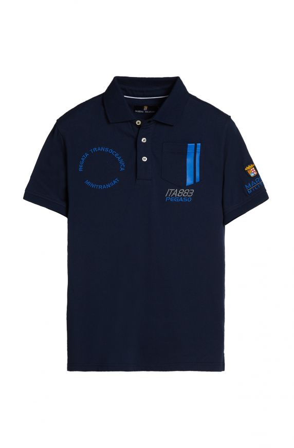 CAMISA TIPO POLO DE MANGA CORTA