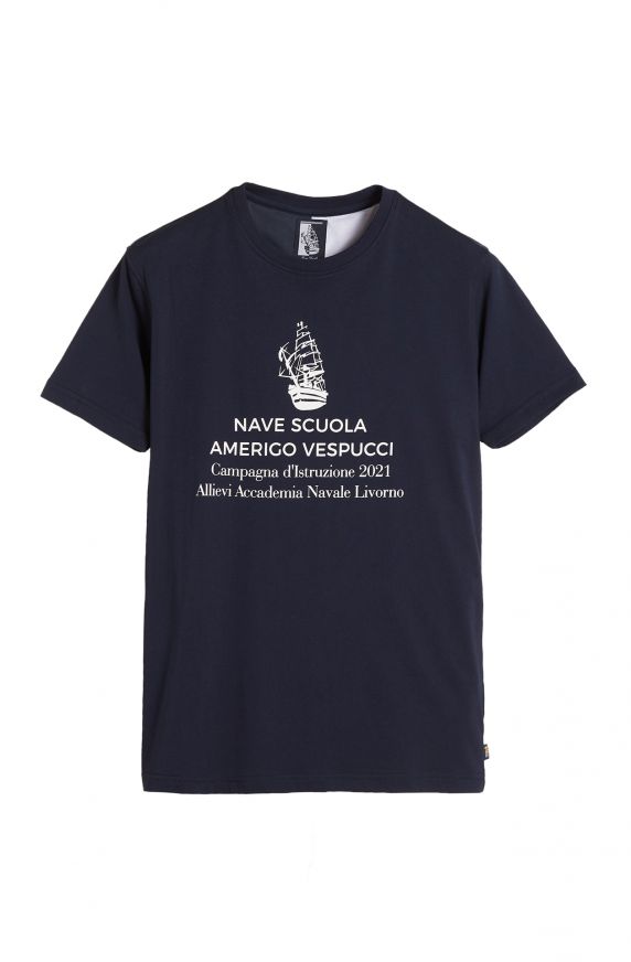 T-SHIRT GIROCOLLO NAVE SCUOLA AMERIGO VESPUCCI