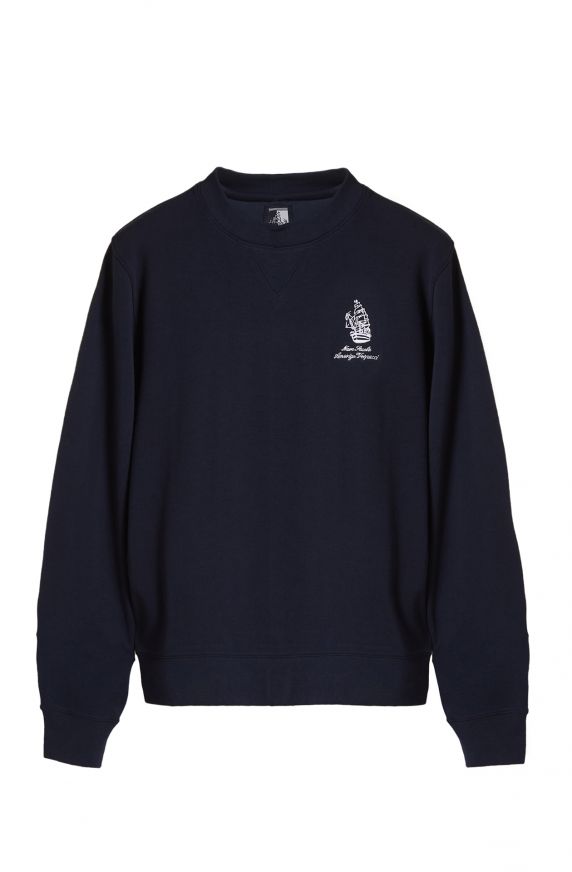 ROUND-NECK SWEATSHIRT NAVE SCUOLA AMERIGO VESPUCCI