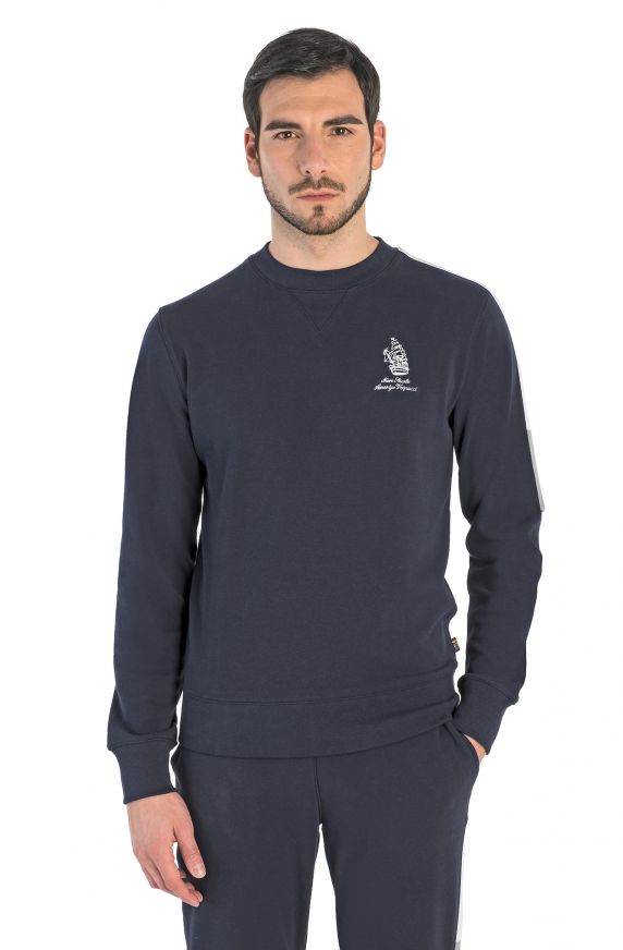 SWEATSHIRT MIT RUNDHALSAUSSCHNITT NAVE SCUOLA AMERIGO VESPUCCI