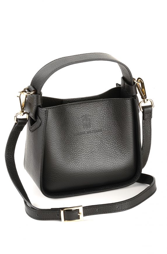 SMALL BAG IN HAMMERED LEATHER
