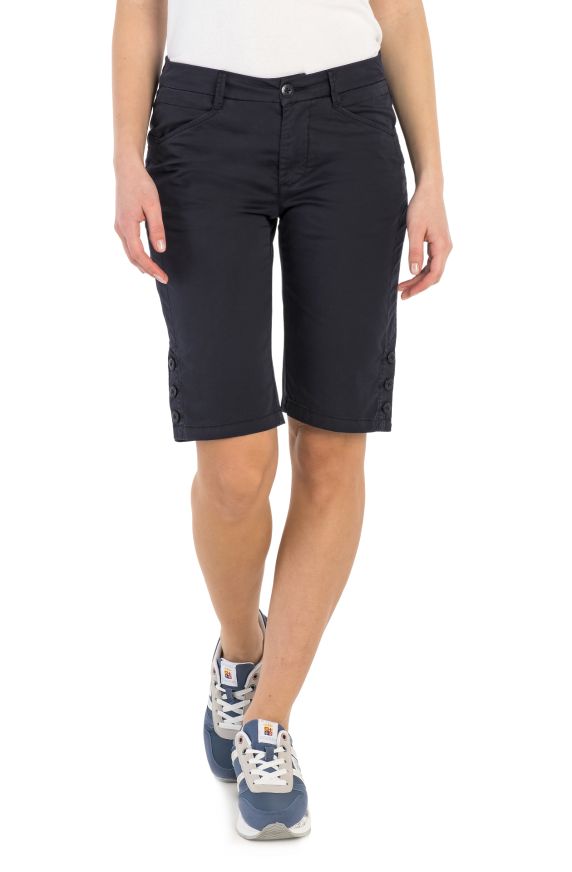 STRETCH COTTON BERMUDA SHORTS