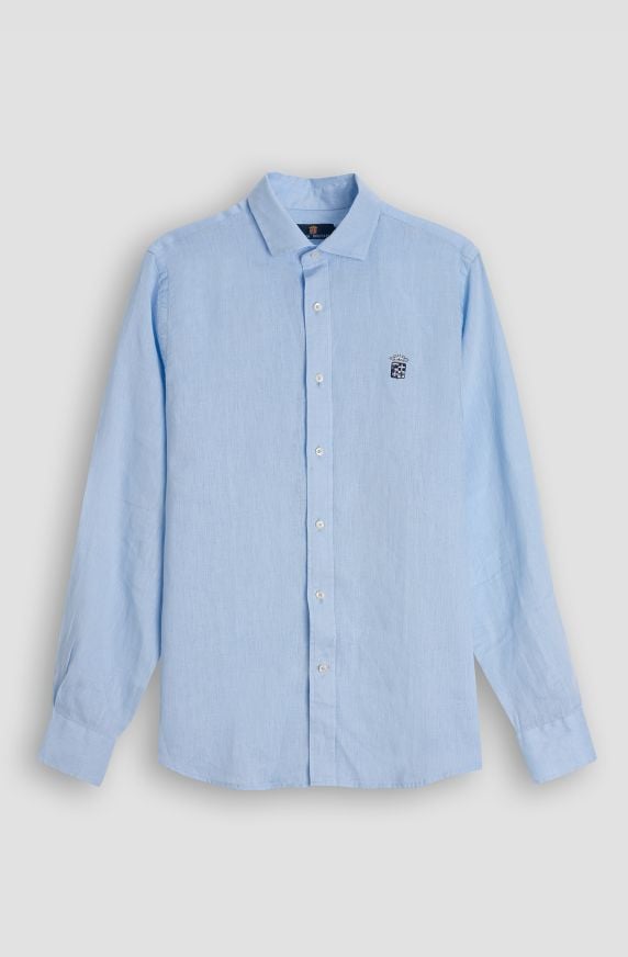 Camicia da uomo in lino