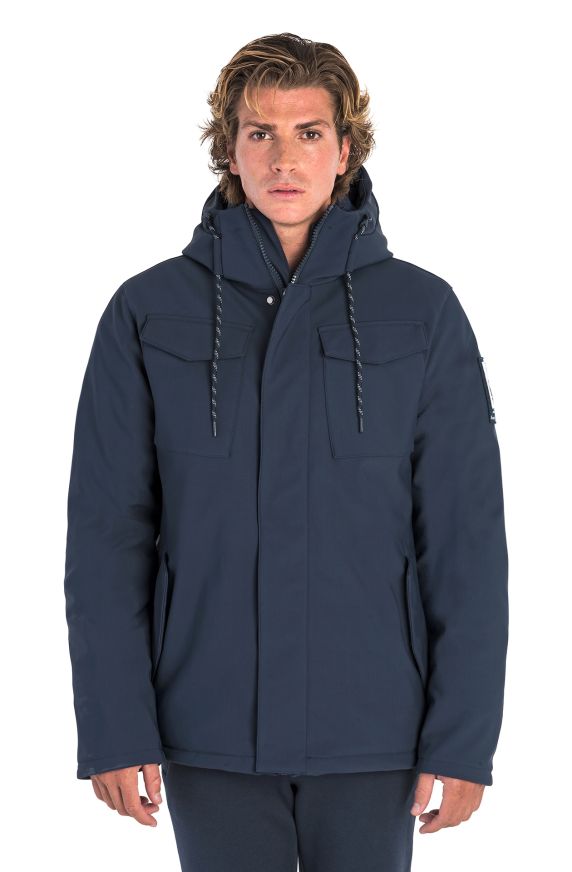 PIUMINO LUNGO CON CAPPUCCIO DD SHELL VERDE MILITARE Ferraris Boutique Uomo Abbigliamento Cappotti e giubbotti Giacche Giacche militari 