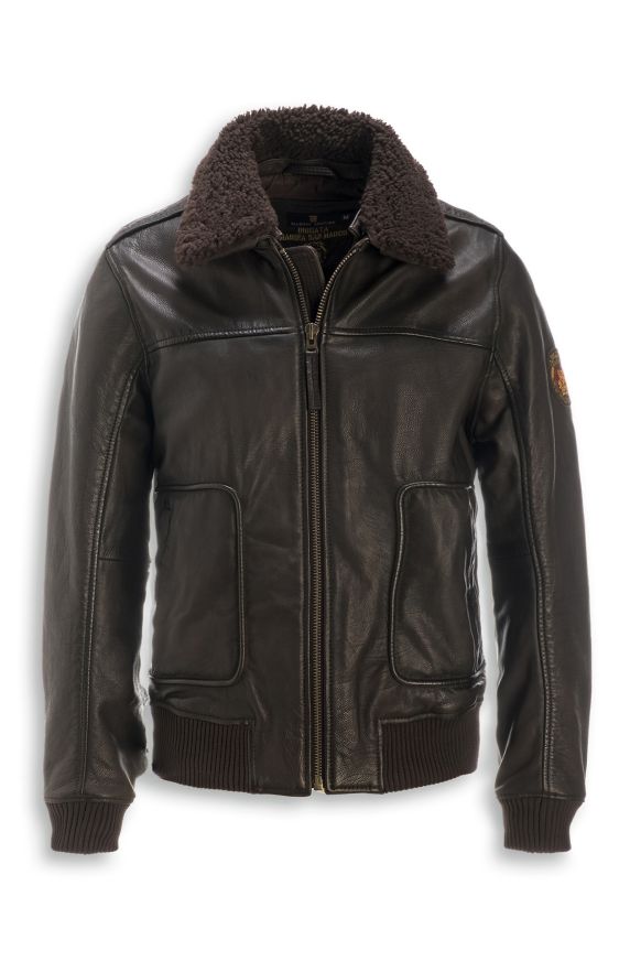 CHAQUETA DE CUERO BRIGADA SAN MARCO