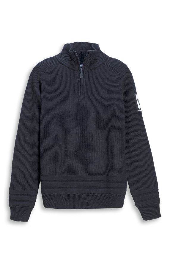 Autunno Inverno Pullover Uomo Maglione Patchwork Mezza Cerniera Stand Collar Business Casaual Mens Maglione Lavorato A Maglia, Grigio scuro9, XS