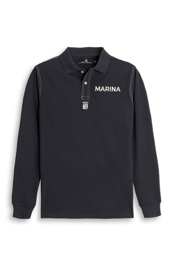 POLO CON PROFILATURE BIANCHE