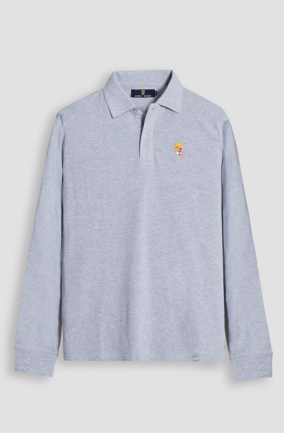 Polo uomo basica manica lunga regular fit