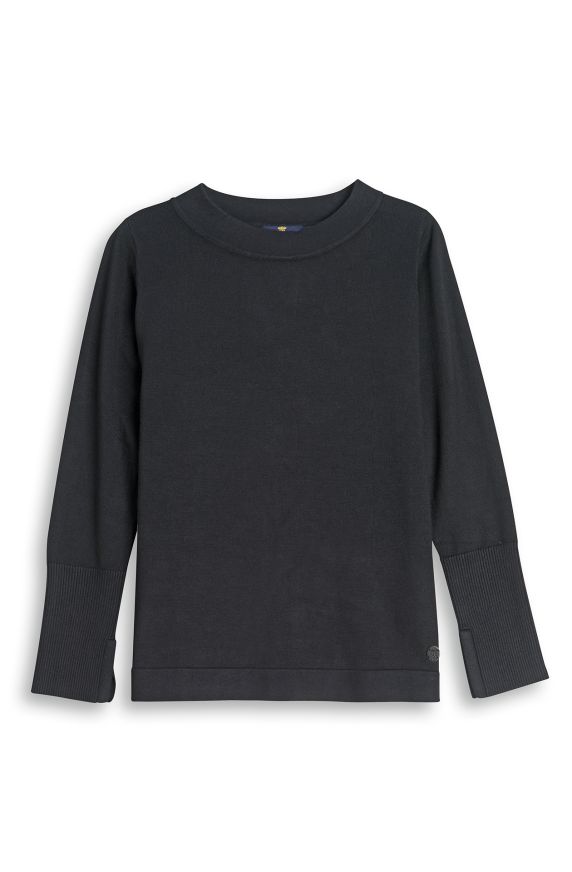 T-SHIRT WITH VOLCANO NECKLINE